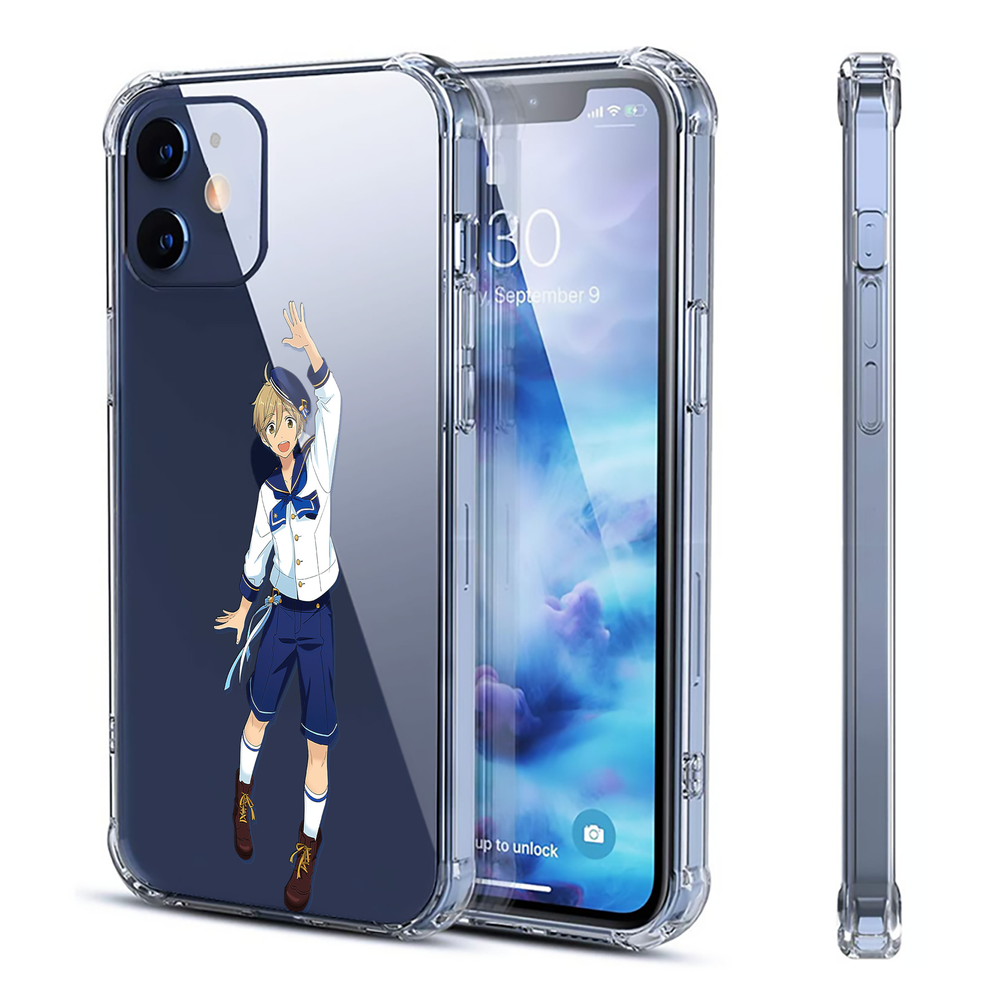 （画像用） あんさんぶるスターズ! Ensemble Stars 【iPhone 12シリーズ対応】透明スマホケース（クリアソフトケース）